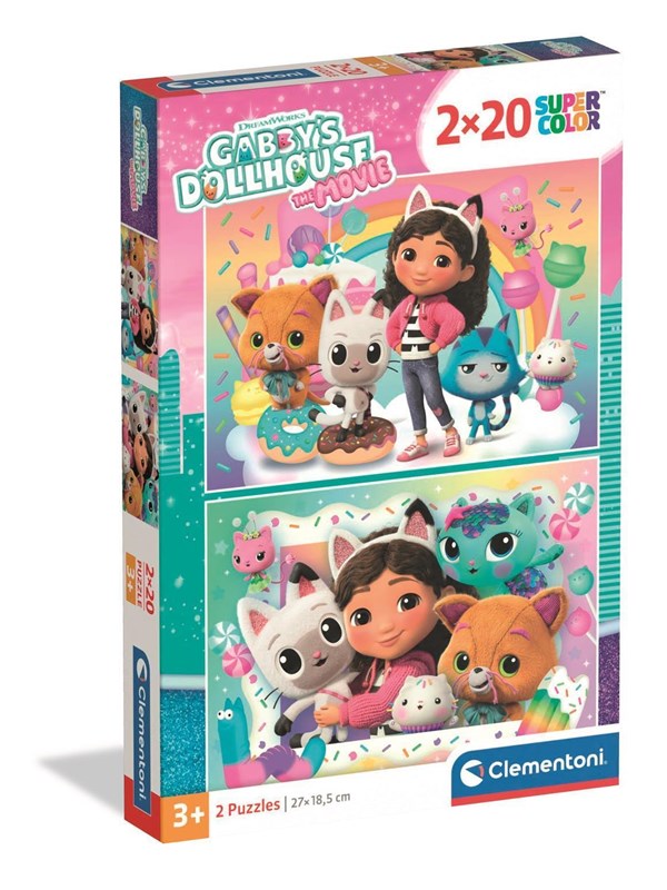 Clementoni Puzzle Gabby'S Dollhouse 2026 2x20 pieces Golv