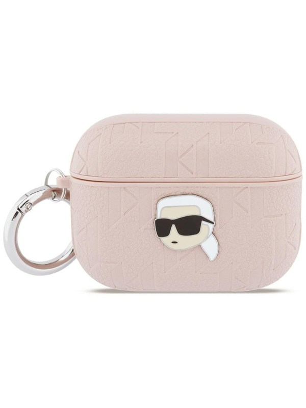 Karl Lagerfeld Monogram Karl Head Case for AirPods Pro 3 - Pink