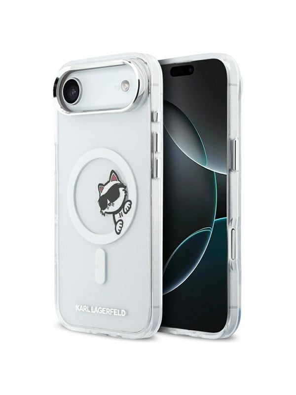 Karl Lagerfeld IML Peekaboo MagSafe Case for iPhone Air - Clear