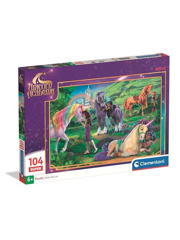 Clementoni Puzzle Super Unicorn Academy -2- 104 pieces Golv