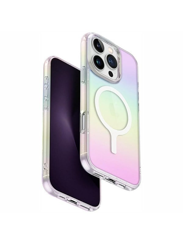 Produktfoto för UNIQ iPhone 16 Pro Max Mobilskal MagSafe Iridescia - Holografiska