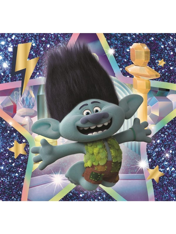Clementoni Puzzle Trolls 3x48 pieces Golv
