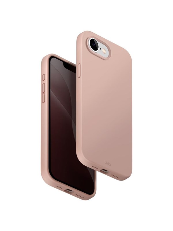 UNIQ Lino Magclick Charging Case for iPhone 16e - Pink