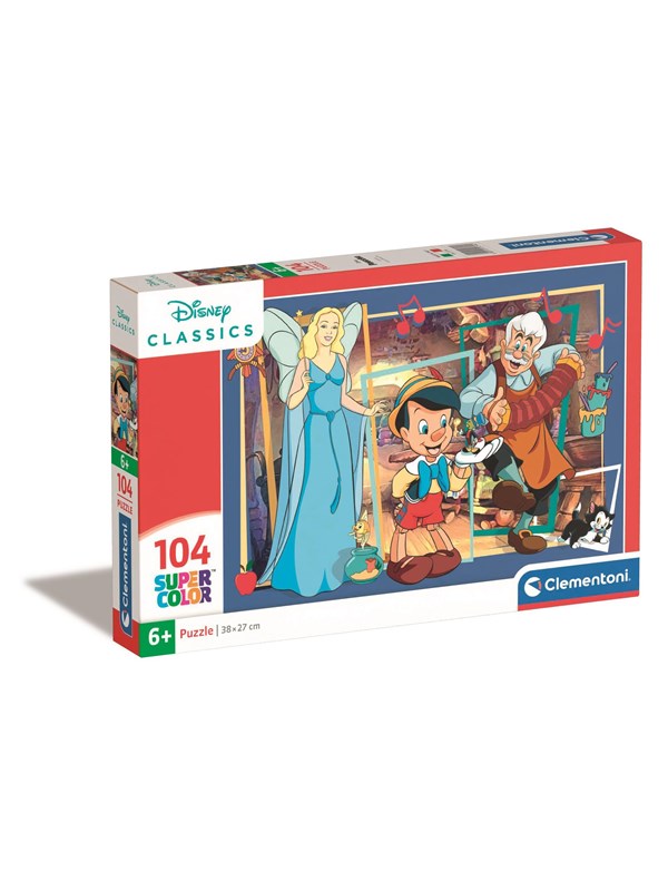 Clementoni Puzzle Pinocchio 104 pieces Golv