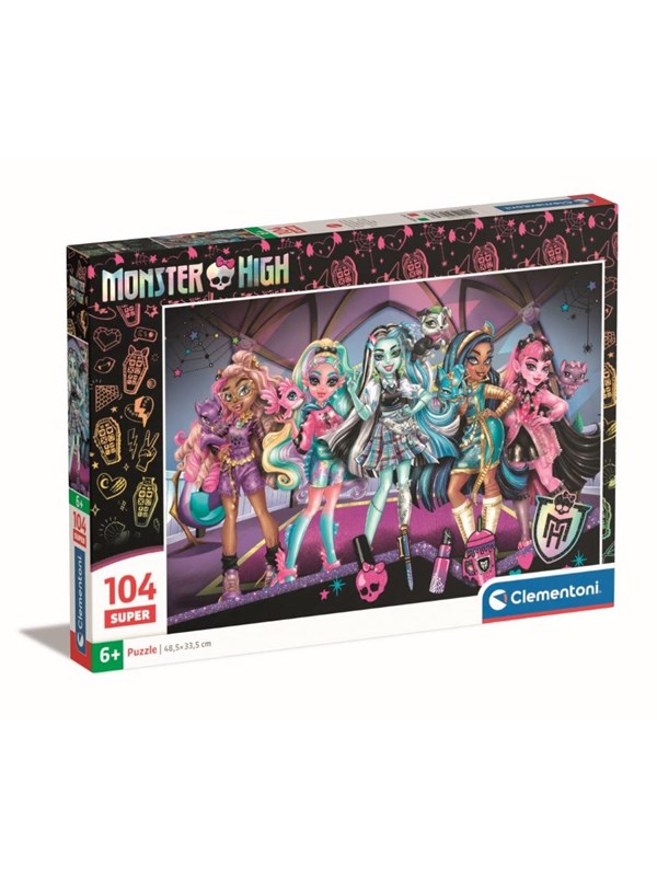 Clementoni Puzzle Monster High 104 pieces Golv