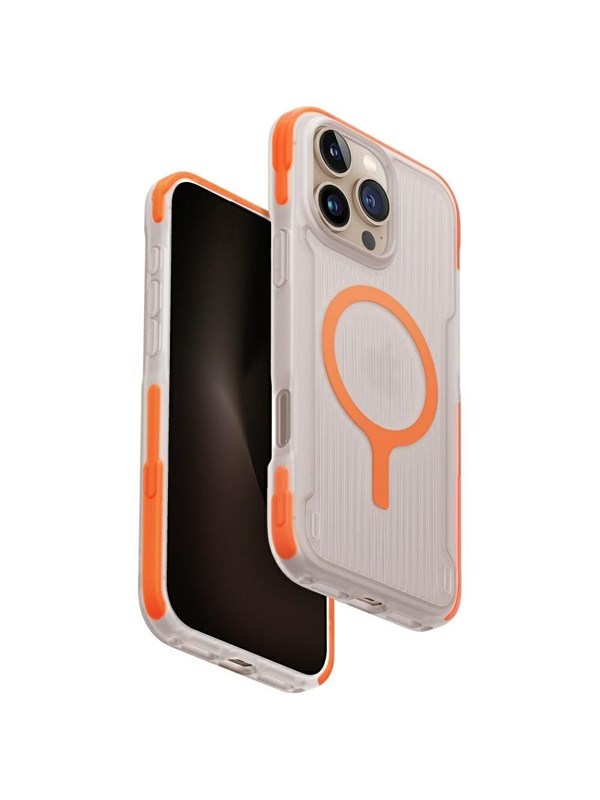UNIQ Combat Active Magclick Charging Case for iPhone 16 Pro Max - Orange