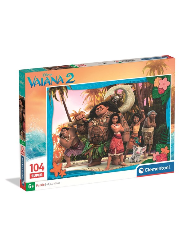 Clementoni Puzzle Disney Vaiana 2 104 pieces Golv