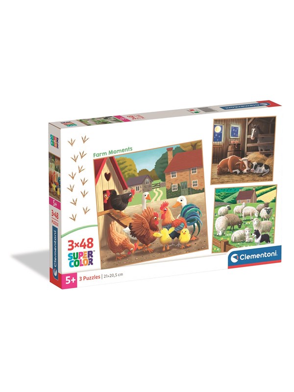 Clementoni Puzzle No 3x48 pieces Golv