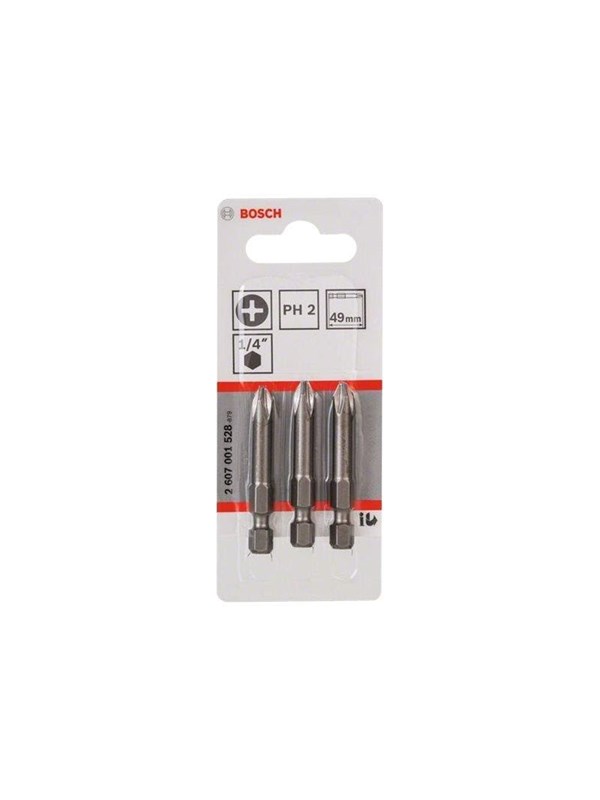 Bosch screwdriver bit set - 3 pieces