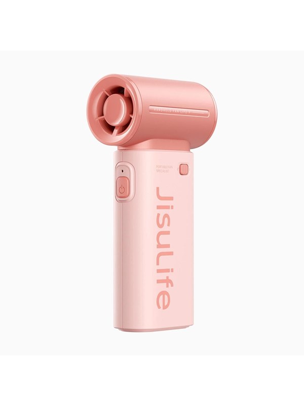 Jisulife Handheld Fan Life9 3600mAh Portable Mini Blower USB Fan - Pink