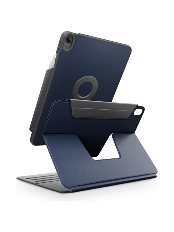 UNIQ  Rovus Snapmount Magnetic 360 Rotating Detachable Case for iPad Air 11" 2024 / 2025 / iPad Air 10.9" 2020 / 2022 - navy blue