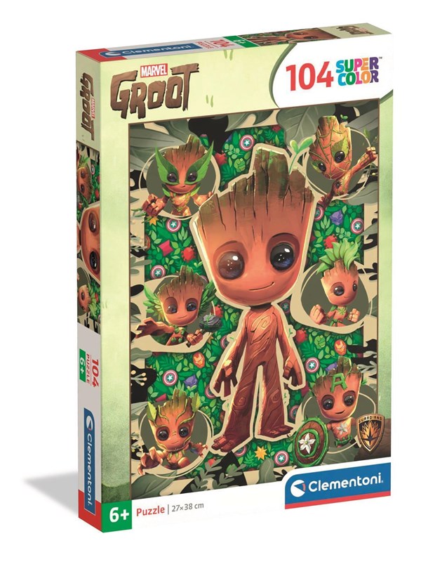 Clementoni Puzzle Marvel I Am Groot 104 pieces Golv