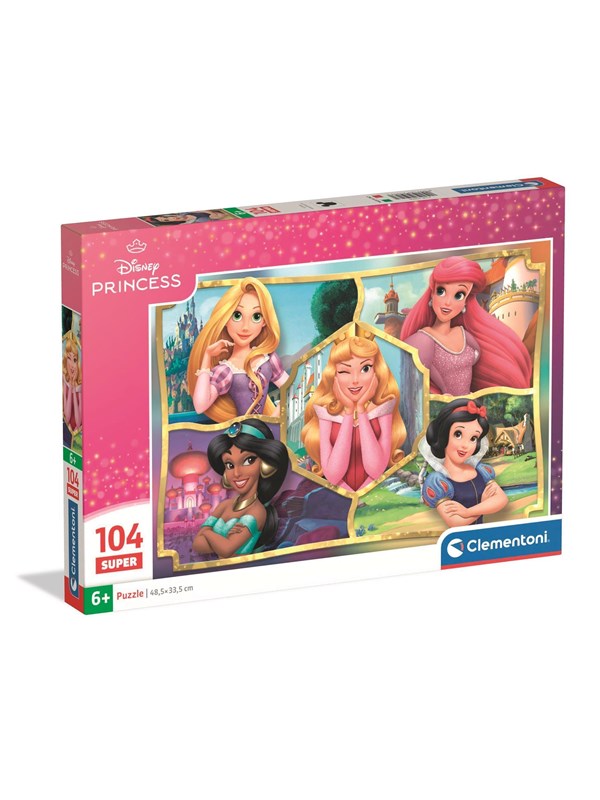 Clementoni Puzzle Super Disney Princess 104 pieces Golv