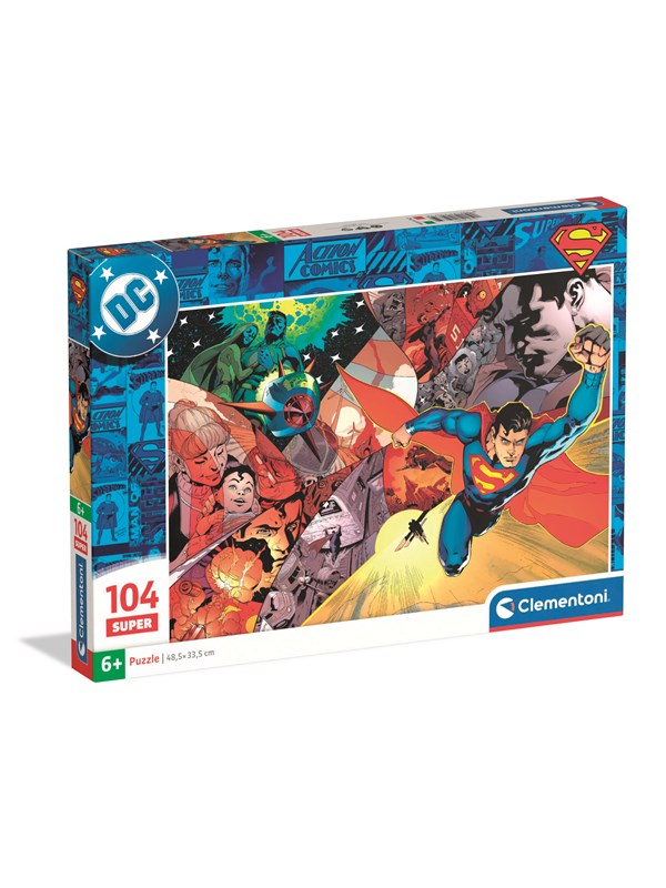 Clementoni Puzzle Super Superman 2025 104 pieces Golv