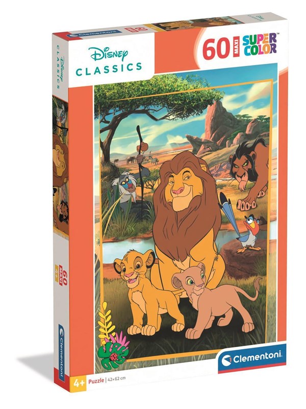 Clementoni Puzzle Maxi Disney Classics 2026 60 pieces Golv