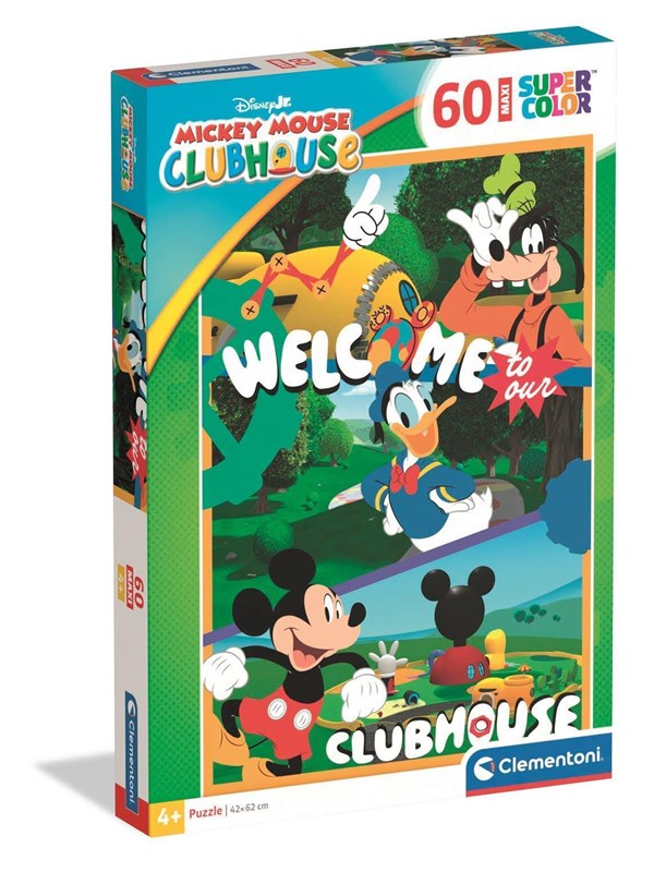 Clementoni Puzzle Maxi Mickey Mouse Club House 2026 60 pieces Golv