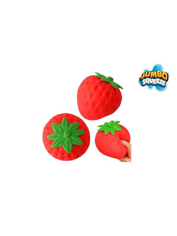 Trend Toys Jumbo Squeeze jordgubbe 15cm