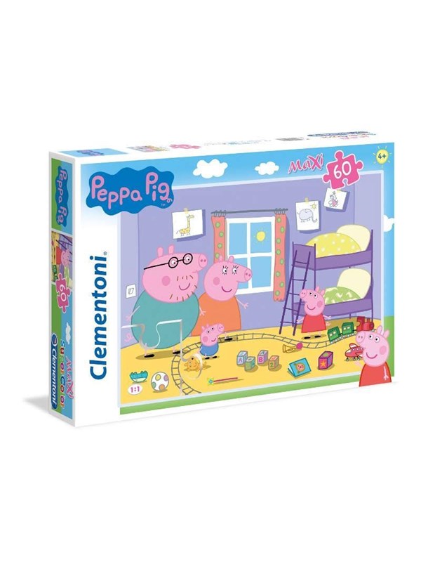 Clementoni Puzzle Gurli Pig Maxi 60 pieces Golv