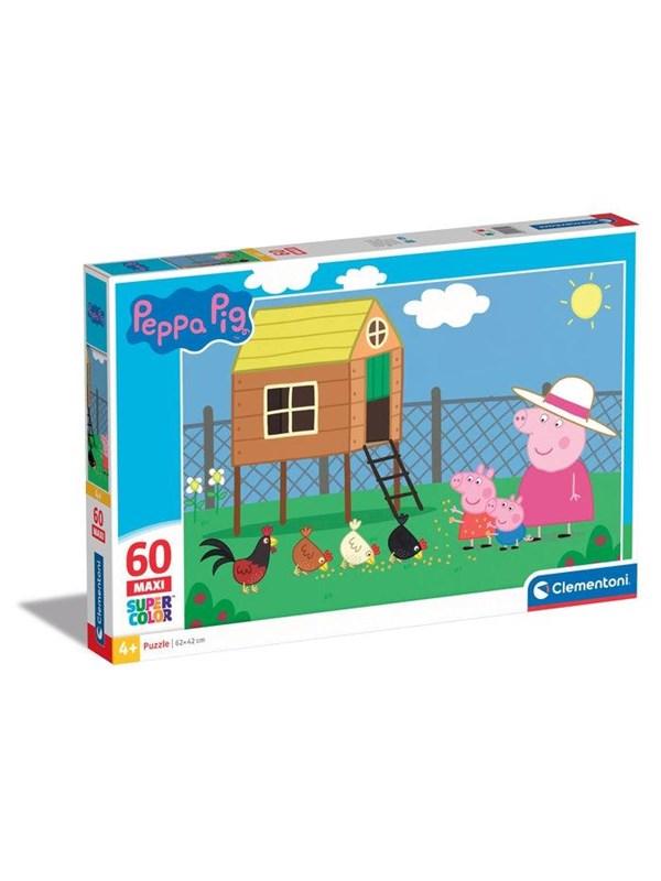 Clementoni Puzzle Maxi Peppa Pig 60 pieces Golv