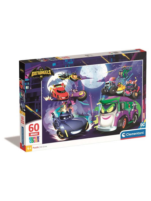 Clementoni Puzzle Maxi Batwheels 60 pieces Golv