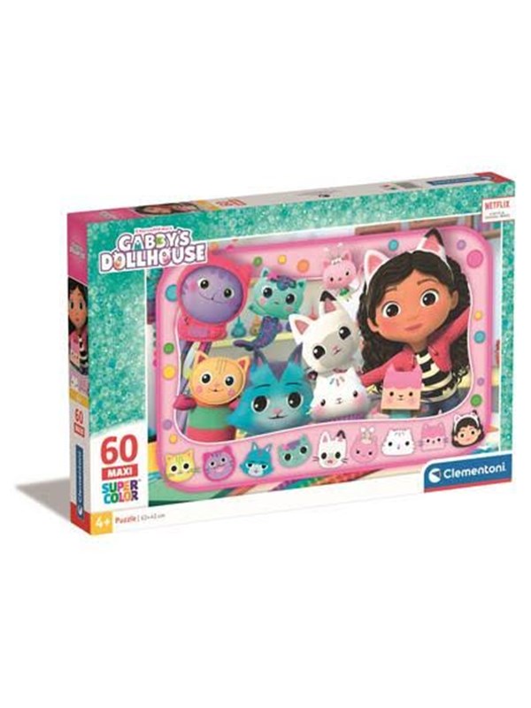 Clementoni Puzzle Maxi Gabby's Dollhouse 60 pieces Golv