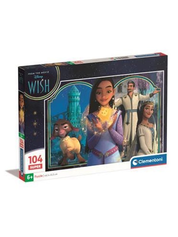 Clementoni Puzzle Disney Wish 104 pieces Golv