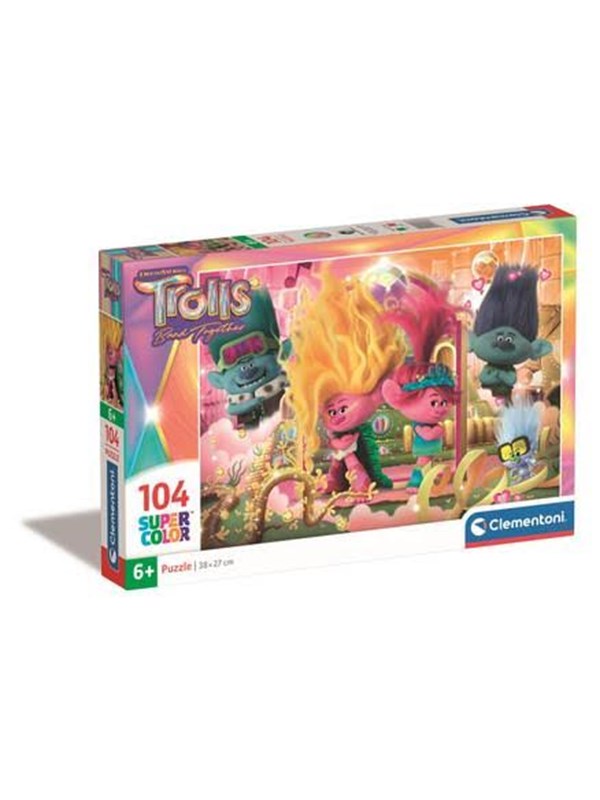 Clementoni Puzzle Trolls 3 104 pieces Golv