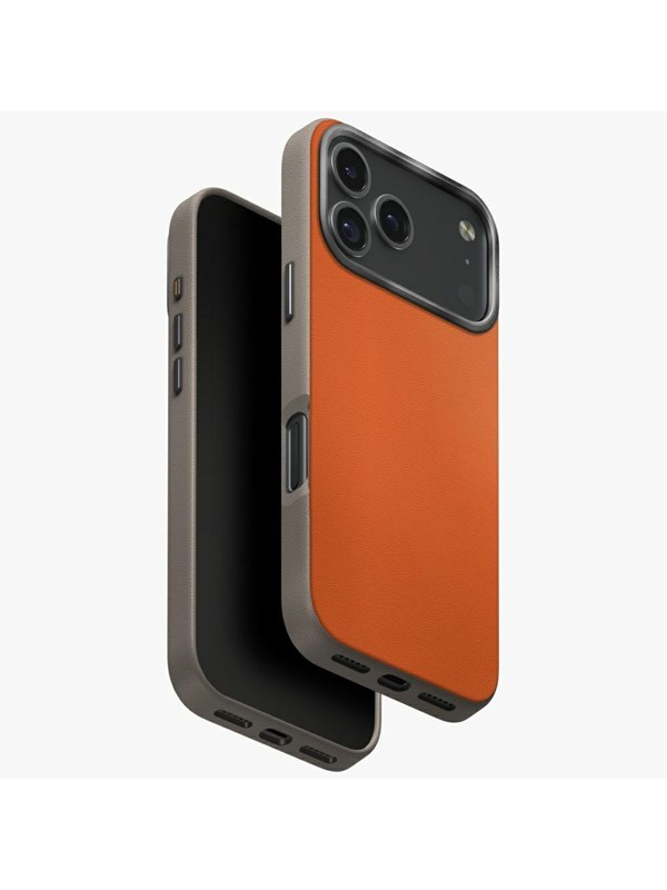 UNIQ Lyden DS Case for iPhone 17 Pro Magclick Charging - Orange/Gray