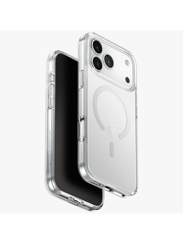 UNIQ Clario Magclick Charging Case for iPhone 17 Pro Max - Transparent