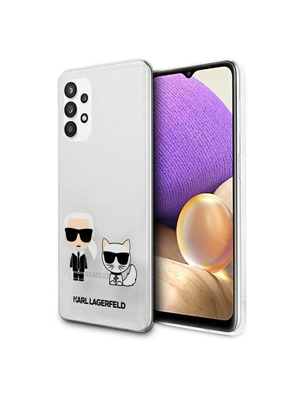 Karl Lagerfeld KLHCA32CKTR A326 A32 5G hardcase Transparent Karl &amp; Choupette