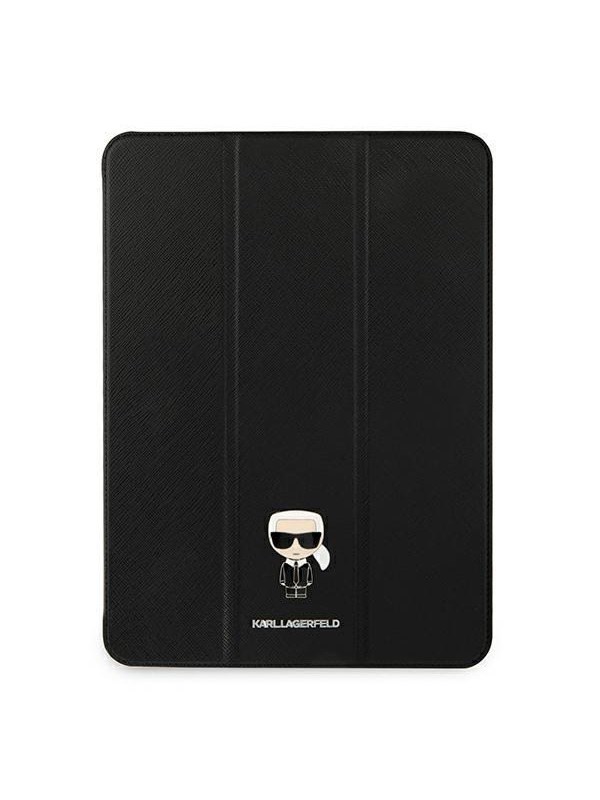 Produktfoto för Karl Lagerfeld iPad 11" Pro (2020/2021/2022) Fodral Saffiano Karl Iconic - Svart