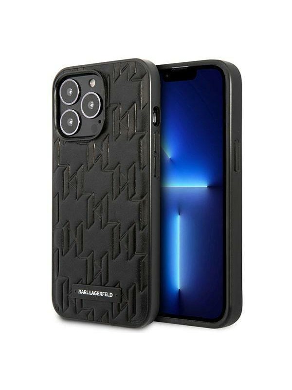 Produktfoto för Karl Lagerfeld iPhone 13 Pro Skal Monogram Plaque - Svart