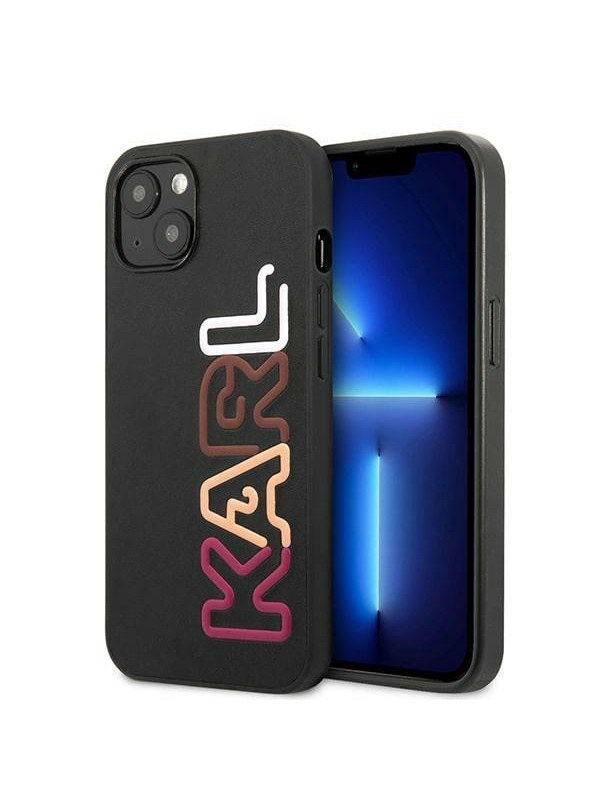 Produktfoto för Karl Lagerfeld iPhone 13 mini Skal Multipink Brand - Svart