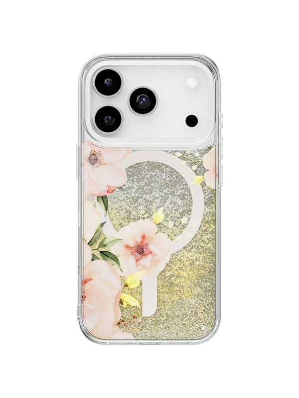 UNIQ Coehl Fleurette Magnetic Charging Case for iPhone 17 Pro - Transparent