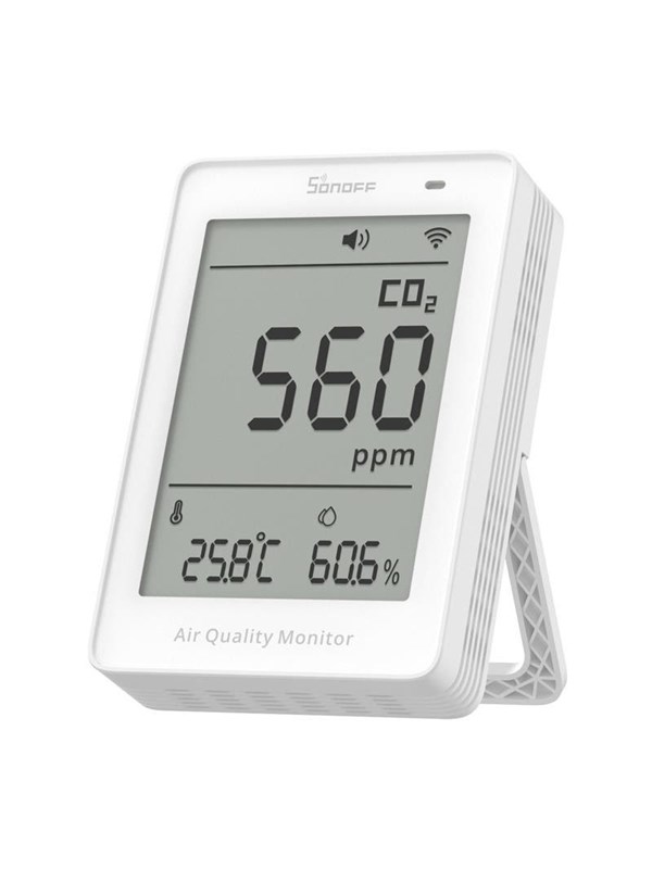 Sonoff AirGuard CO2 SAWF-08P WiFi LCD luftkvalitetsmätare