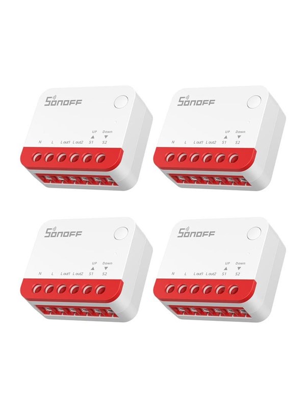 Sonoff Smart ZigBee rullgardinsbrytare MINI-ZBRBS (4-pack)