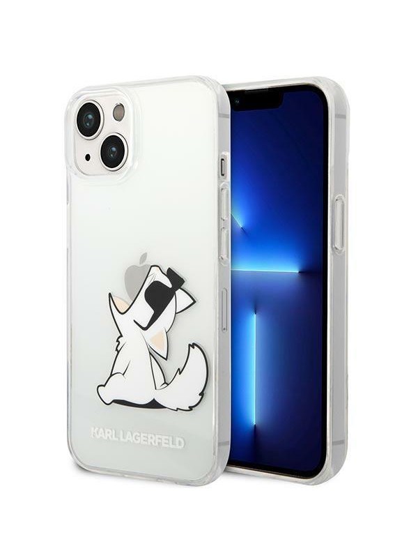 Karl Lagerfeld KLHCP14MCFNRC iPhone 14 Plus 6.7 "hardcase clear / transparent Choupette Fun