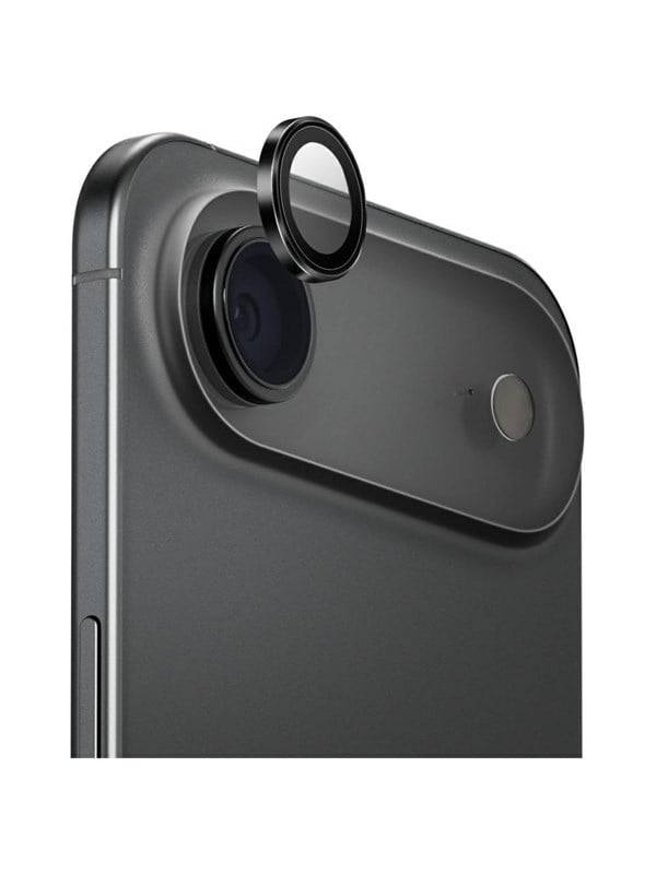 UNIQ Optix Aluminum Camera Lens Protector Glass for iPhone 17 Air with Applicator - Black