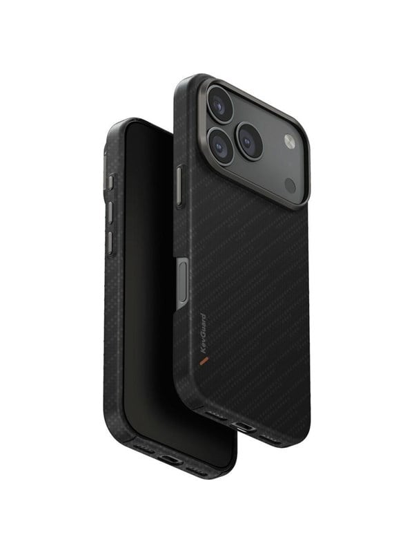 Produktfoto för UNIQ iPhone 17 Pro Mobilskal MagSafe Keva EDGE (Svart)
