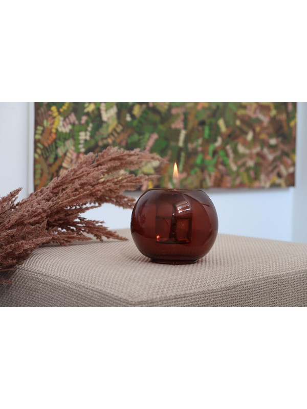 Tenderflame Globus Candle 10 Amber