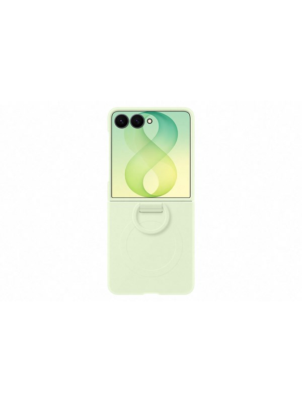 Samsung Galaxy Z Flip8 Silicone Ring Magnet Case - Mint