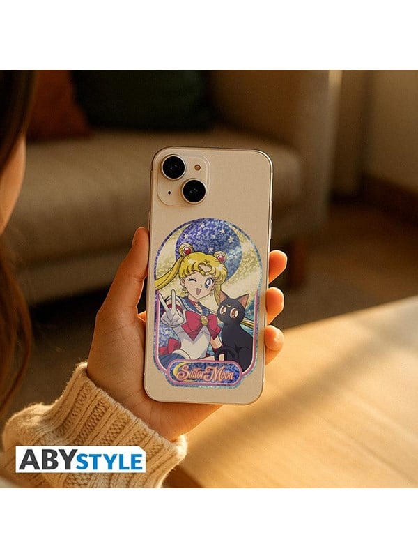 ABYstyle - Sailor Moon - Sailor Moon & Luna Sticker (Vinyl) - Självhäftande etiketter