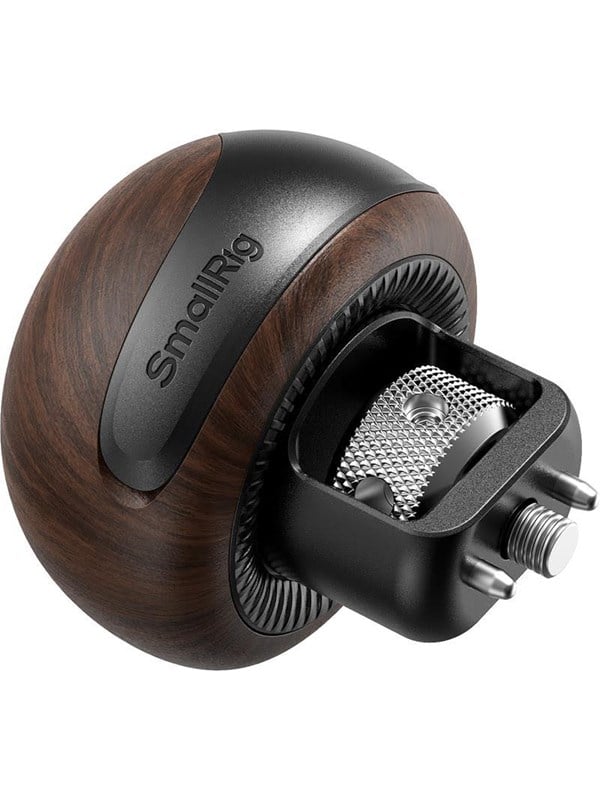SmallRig 5926 Mini Wooden Side Handle with 1/4''-20 Locating Screw
