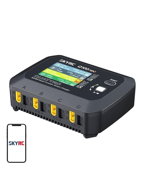 SkyRC Q100neo AC/DC multifunktionell smart laddare