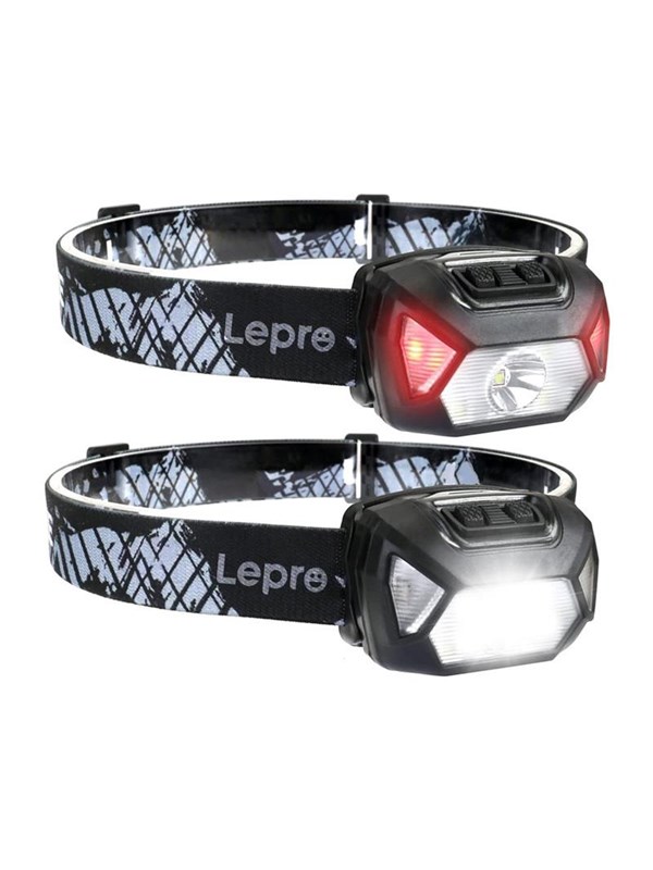 Lepro Set med 2 LEPRO 320014-2 pannlampor, 2000 lm