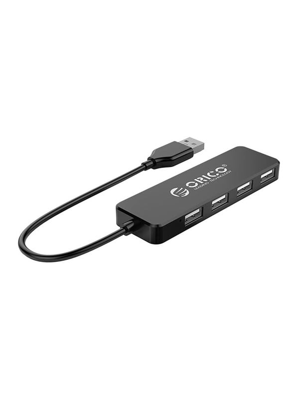 Produktfoto för Orico USB-A Hubb 4xUSB-A 2.0 FL01 - Svart