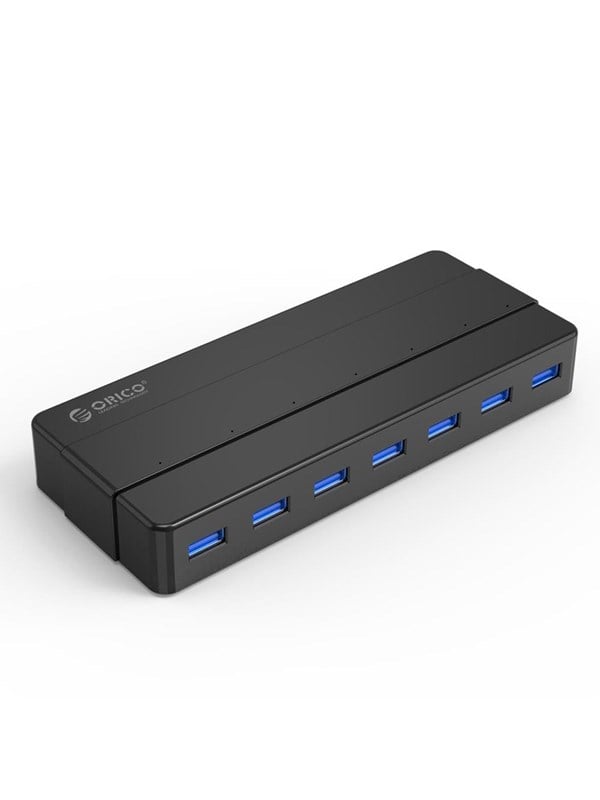 Produktfoto för Orico Hubb 7xUSB-A 3.0 - Svart