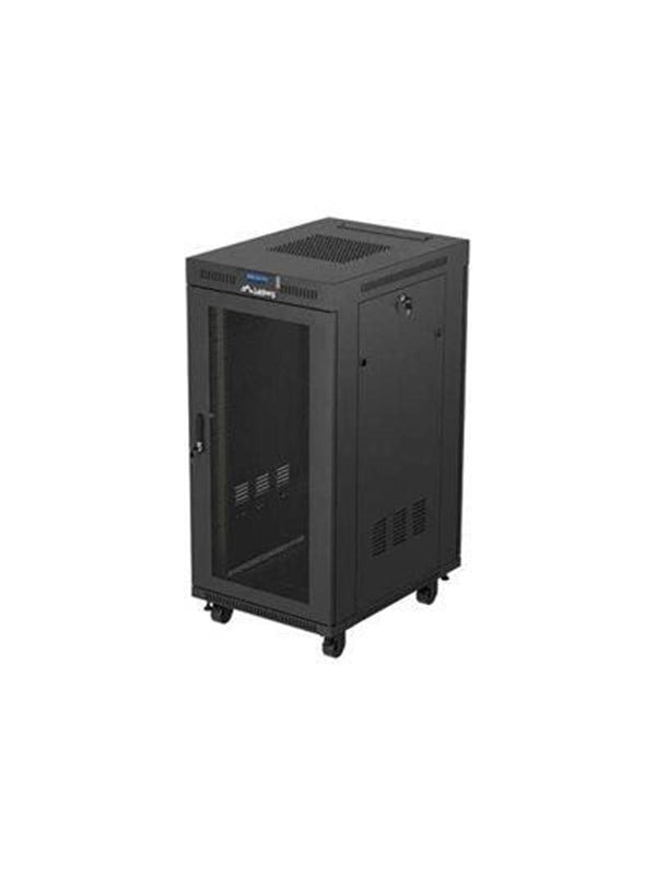 FF01 series - rack - 600 x 800 (flat pack) with mesh door LCD - 24U
