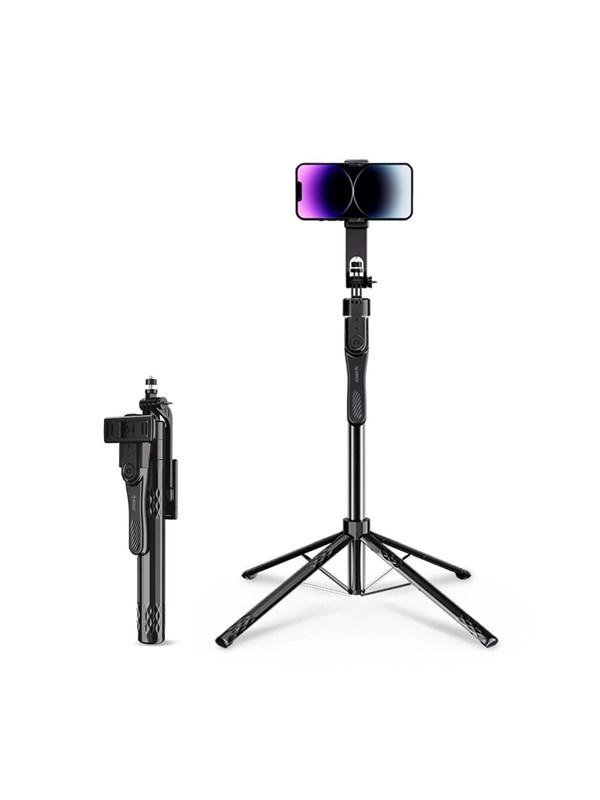 ORICO Selfie stick Orico SPN185 1/4" tripod for phone camera with 360 degree rotation Bluetooth 5.2 - black