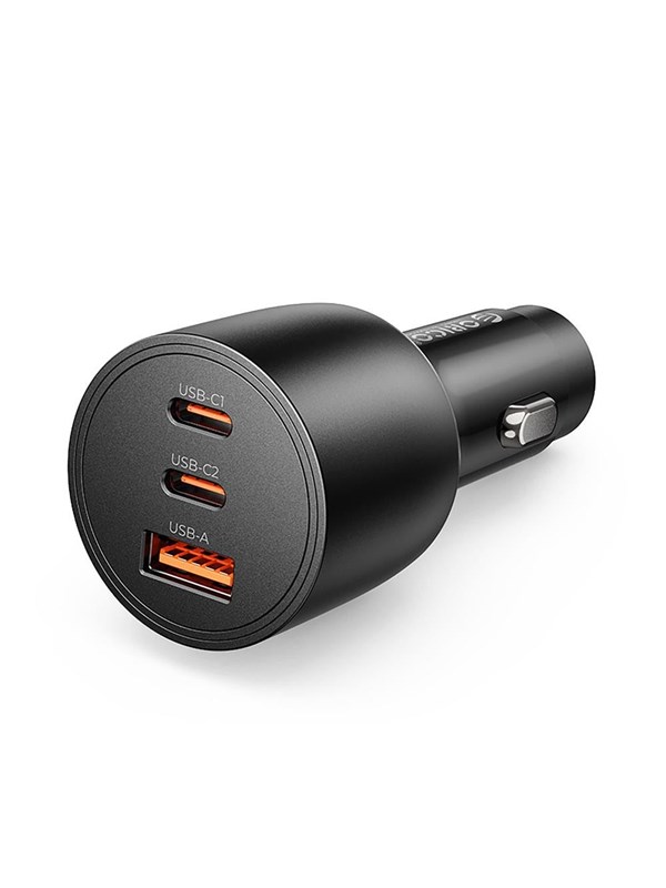 ORICO PowerLink 165W USB-A + 2x USB-C Car Charger - Black
